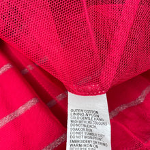 Load image into Gallery viewer, Girls Jack &amp; Milly, red &amp; silver cotton bubble dress, sequins, FUC, size 4, L: 50cm