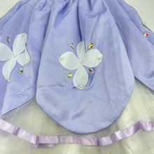 Load image into Gallery viewer, Girls Fashion Classic, purple &amp; white embellished princess party dress, armpit to armpit: 31cm, light marks, FUC, size 6-7, L: 78cm