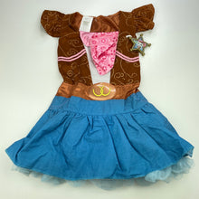 Load image into Gallery viewer, Girls Disney, Sheriff Callie costume dress / outfit, GUC, size 4-6, L: 58cm