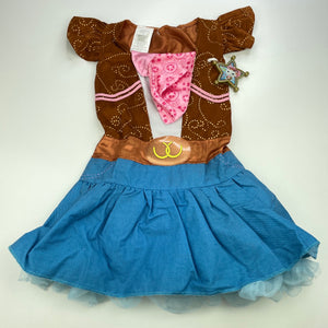 Girls Disney, Sheriff Callie costume dress / outfit, GUC, size 4-6, L: 58cm