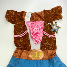Load image into Gallery viewer, Girls Disney, Sheriff Callie costume dress / outfit, GUC, size 4-6, L: 58cm
