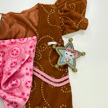 Load image into Gallery viewer, Girls Disney, Sheriff Callie costume dress / outfit, GUC, size 4-6, L: 58cm