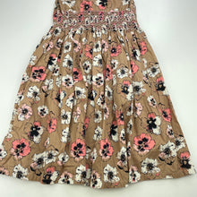 Load image into Gallery viewer, Girls floral, cotton party dress, no size, armpit to armpit: 27cm, GUC, size 3-4, L: 61cm