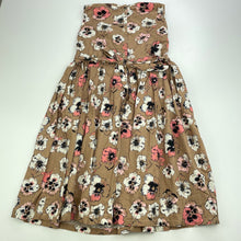 Load image into Gallery viewer, Girls floral, cotton party dress, no size, armpit to armpit: 27cm, GUC, size 3-4, L: 61cm