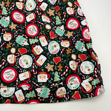 Load image into Gallery viewer, Girls Christmas, cotton casual dress, no size, armpit to armpit: 29cm, GUC, size 3-5, L: 58cm