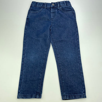 Boys Anko, dark denim jeans, adjustable, Inside leg: 41cm, EUC, size 5,  