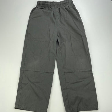 Boys LWR, grey school pants, elasticated, Inside leg: 41.5cm, GUC, size 4,  