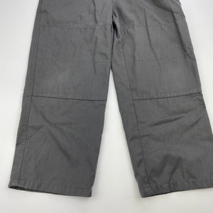 Boys LWR, grey school pants, elasticated, Inside leg: 41.5cm, GUC, size 4,  