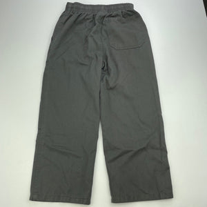 Boys LWR, grey school pants, elasticated, Inside leg: 41.5cm, GUC, size 4,  