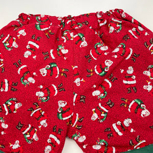 Boys red, Christmas shorts, elasticated, GUC, size 1-2,  