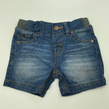 Load image into Gallery viewer, Boys Target, blue denim shorts, adjustable, GUC, size 1,  