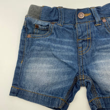 Load image into Gallery viewer, Boys Target, blue denim shorts, adjustable, GUC, size 1,  