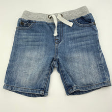 Load image into Gallery viewer, Boys Jack &amp; Milly, stretch denim shorts, elasticated, GUC, size 1,  