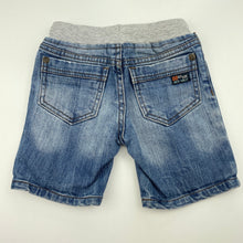 Load image into Gallery viewer, Boys Jack &amp; Milly, stretch denim shorts, elasticated, GUC, size 1,  