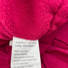 Load image into Gallery viewer, Girls Pumpkin Patch, fleece lined corduroy cotton jacket / coat, L: 55cm, small hole in back, FUC, size 10,  