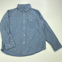 Load image into Gallery viewer, Boys Uniqlo, lightweight cotton long sleeve shirt, GUC, size 6,  