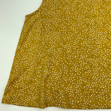 Load image into Gallery viewer, Girls Anko, mustard &amp; white spot summer top, EUC, size 9,  
