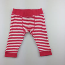 Load image into Gallery viewer, Girls Sprout, soft stretchy stripe leggings / bottoms, EUC, size 000