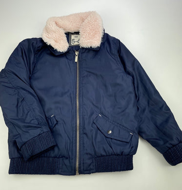 Girls Cotton On, navy lightweight jacket / coat, FUC, size 5-6,  