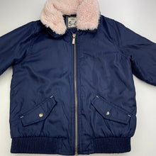 Load image into Gallery viewer, Girls Cotton On, navy lightweight jacket / coat, FUC, size 5-6,  