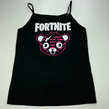 Load image into Gallery viewer, Girls Epic Games, Fortnite stretchy singlet top, EUC, size 14-16,  