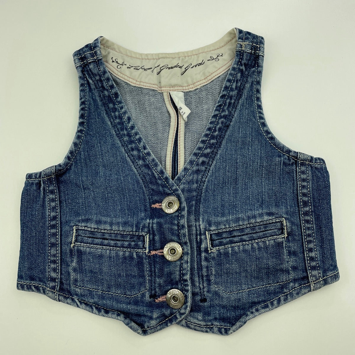 H&m denim outlet vest