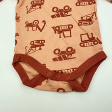 Load image into Gallery viewer, Boys Baby Berry, cotton bodysuit / romper, diggers, NEW, size 00,  