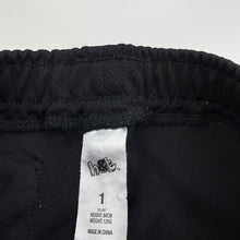 Load image into Gallery viewer, Boys H&amp;T, black casual shorts, elasticated, GUC, size 1,  
