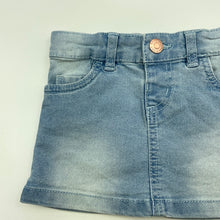 Load image into Gallery viewer, Girls Breakers, blue stretch denim skirt, adjustable, L: 20cm, EUC, size 1,  