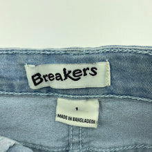 Load image into Gallery viewer, Girls Breakers, blue stretch denim skirt, adjustable, L: 20cm, EUC, size 1,  