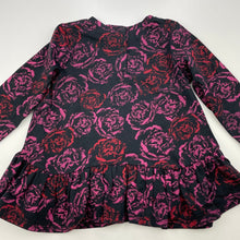 Load image into Gallery viewer, Girls Guess, stretchy floral peplum top, no size, armpit to armpit: 27cm, FUC, size 1,  