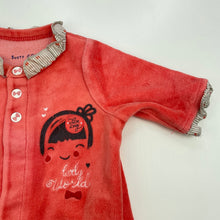 Load image into Gallery viewer, Girls Sucre D'Orge, velour coverall / romper (to fit 50cm), FUC, size 00000-0000,  
