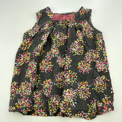 Girls OUCH, lightweight casual summer dress, FUC, size 1, L: 41cm