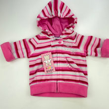 Load image into Gallery viewer, Girls Baby Baby, fleece zip hoodie sweater &amp; pants, NEW, size 0000,  