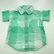 Load image into Gallery viewer, Boys Target, lightweight cotton short sleeve shirt, FUC, size 00,  