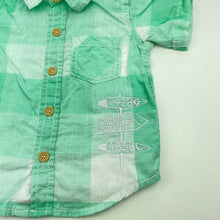 Load image into Gallery viewer, Boys Target, lightweight cotton short sleeve shirt, FUC, size 00,  