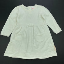 Load image into Gallery viewer, Girls Sprout, knitted cotton casual dress, EUC, size 0, L: 41cm