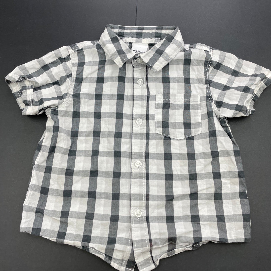 Boys Target, lightweight cotton short sleeve shirt, FUC, size 2,  