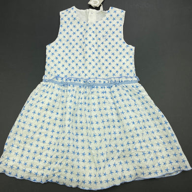 Girls GYMP PREMINIMES, lined lightweight cotton summer dress, NEW, size 2, L: 49cm