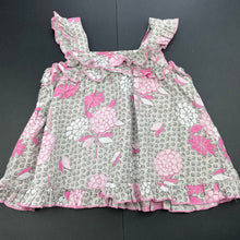 Load image into Gallery viewer, Girls Pumpkin Patch, lightweight floral cotton summer top, EUC, size 2,  