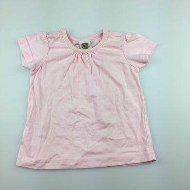 Girls Tiny Little Wonders, pink cotton t-shirt / top, GUC, size 00