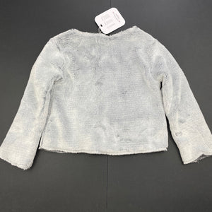 Girls Absorba, soft fleece cardigan / sweater, NEW, size 12 months,  