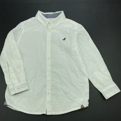 Boys Target, cotton long sleeve shirt, dinosaur, EUC, size 5,  