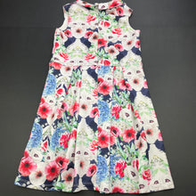 Load image into Gallery viewer, Girls Sista, colourful floral party dress, EUC, size 7, L: 64cm