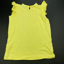 Load image into Gallery viewer, Girls CAPE, yellow cotton top, flamingo, EUC, size 6,  