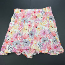 Load image into Gallery viewer, Girls Anko, lightweight floral skirt, elasticated, L: 33cm, EUC, size 9,  