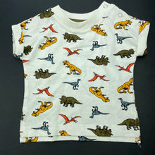 Load image into Gallery viewer, Boys Baby Berry, cotton t-shirt / top, dinosaurs, EUC, size 0000,  