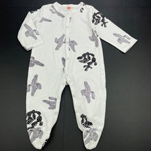 Load image into Gallery viewer, Boys black &amp; white, coverall / romper, cacti, FUC, size 00,  