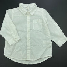 Load image into Gallery viewer, Boys H&amp;M, linen / cotton long sleeve shirt, EUC, size 1-2,  