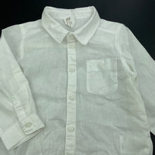 Load image into Gallery viewer, Boys H&amp;M, linen / cotton long sleeve shirt, EUC, size 1-2,  